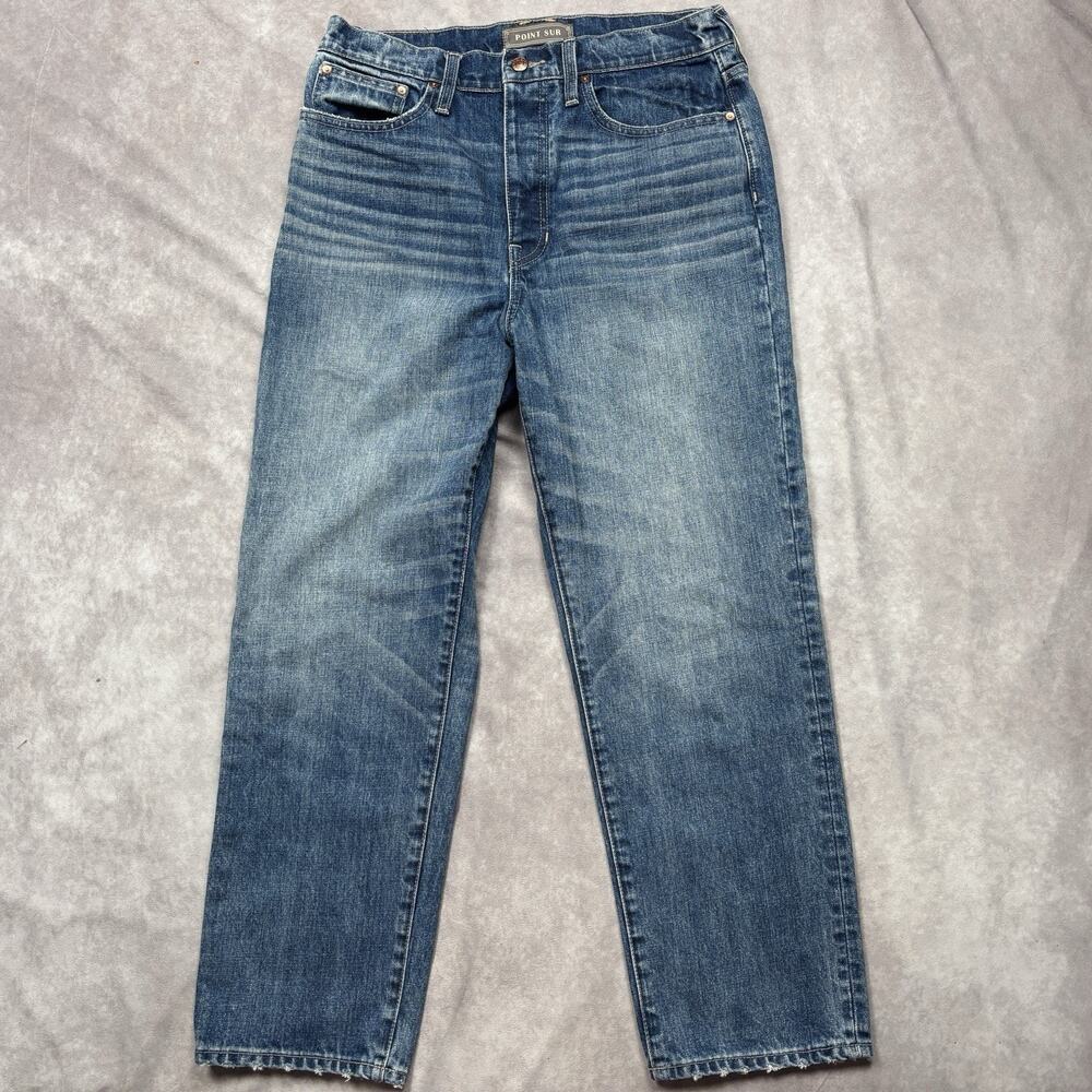 J.Crew Point Sur Slouchy Boyfriend Jeans Button-Fly High Rise Relaxed W29xL27